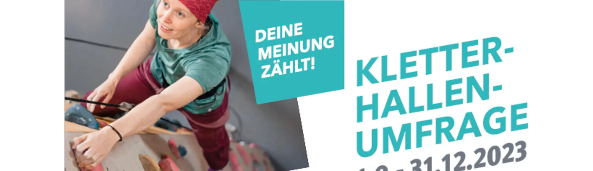 Werbfoto zur Kletterhallenumfrage | © DAV / Marisa Koch