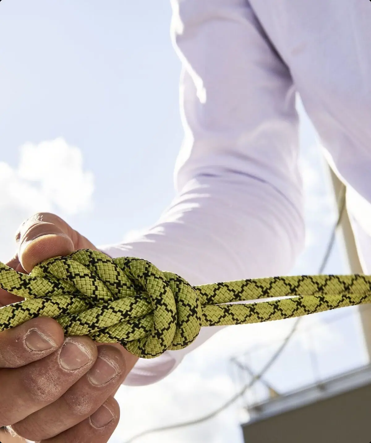 Ein Sicherungsknoten - gezoomed | © DAV / Frank Kretschmann
