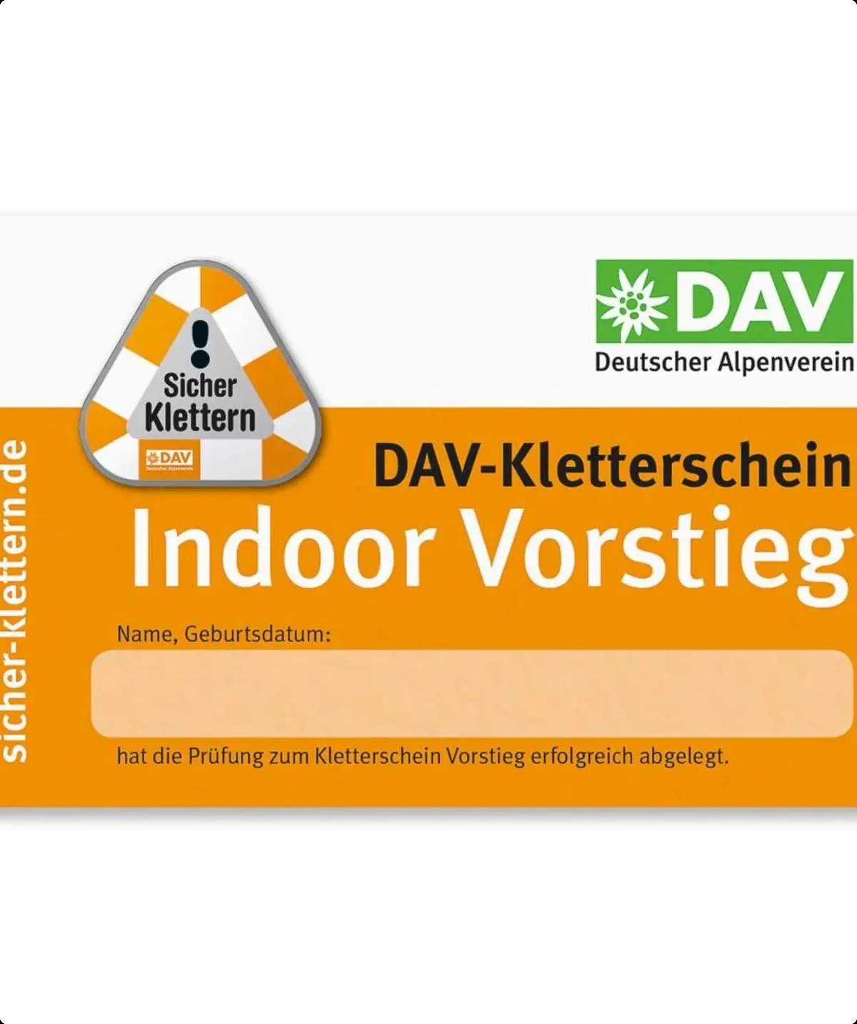 Vorstiegsschein | © DAV