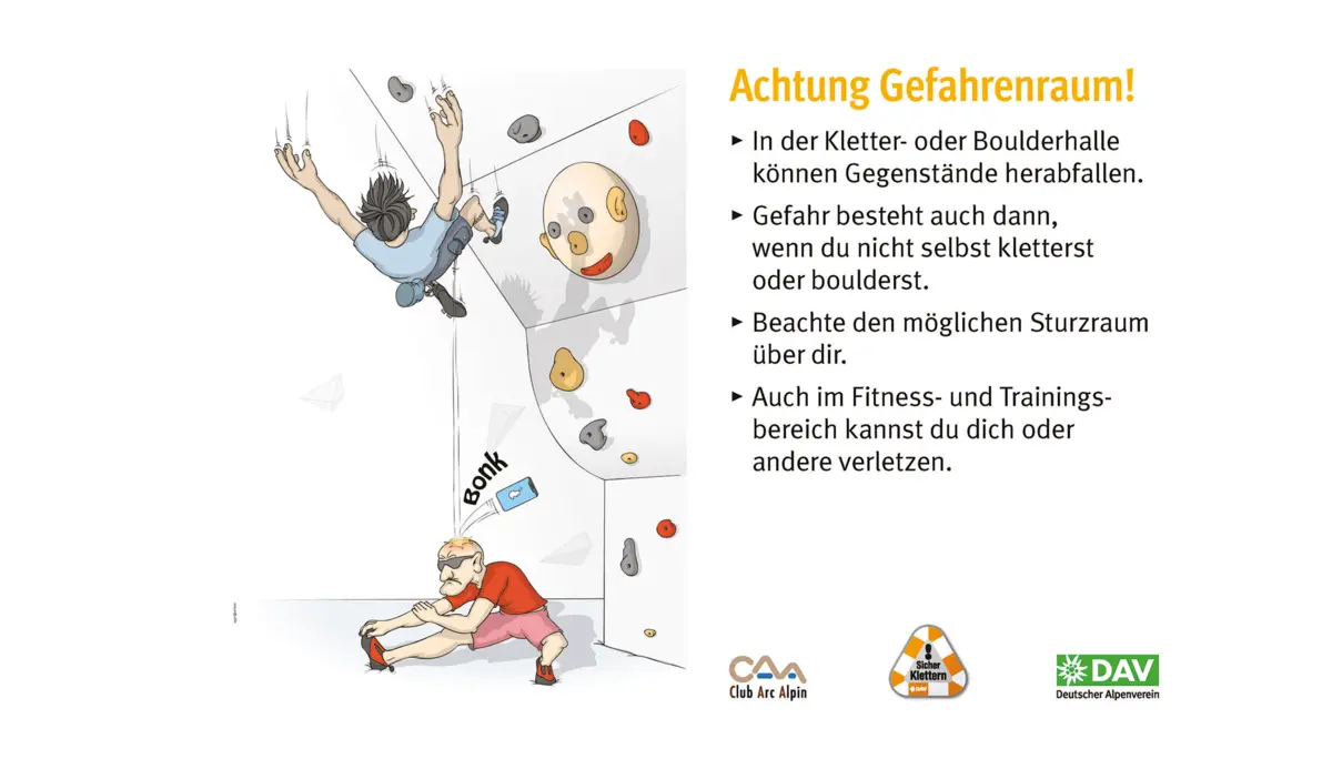 Regeln für Kletterhallen des DAV | © DAV