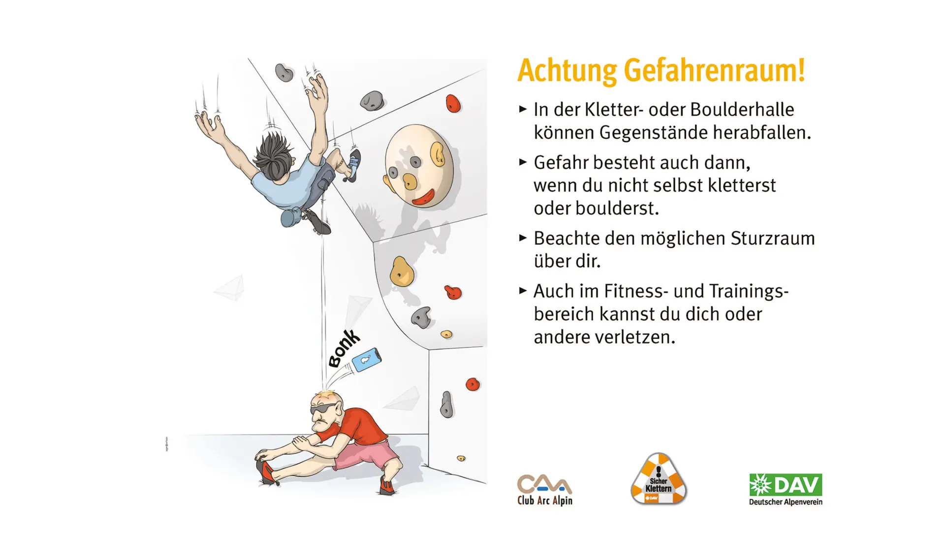 Regeln für Kletterhallen des DAV | © DAV