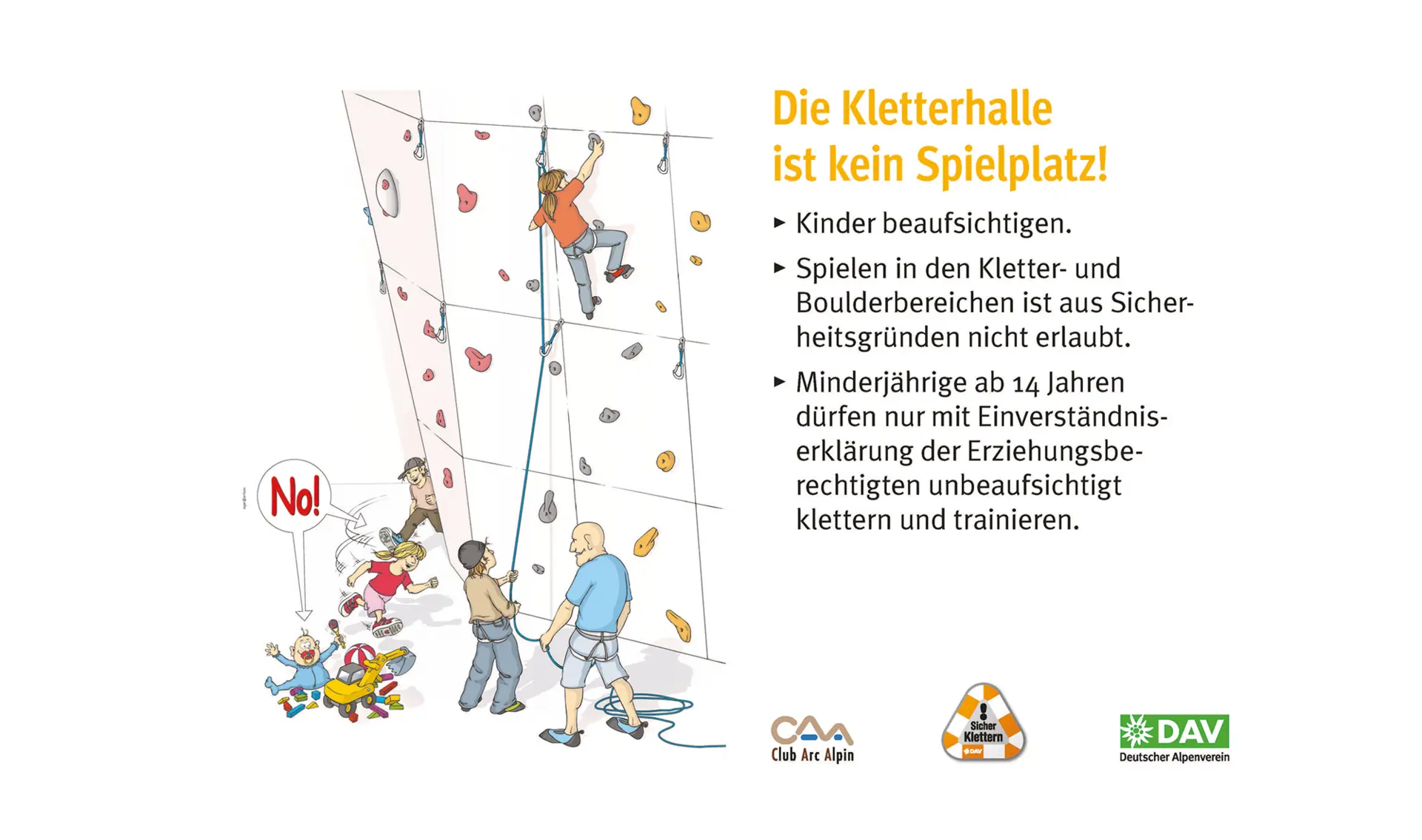 Regeln für Kletterhallen des DAV | © DAV