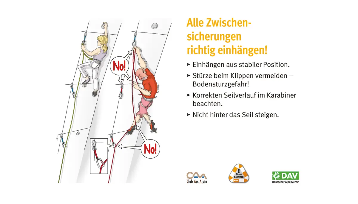 Kletter-Regeln - für mehr Sicherheit beim Klettern | © DAV