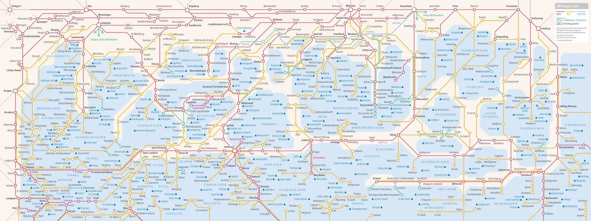 Mit den Öffis in die Berge: jetzt gibt es viele neue Routen | © Michael Vitzthum